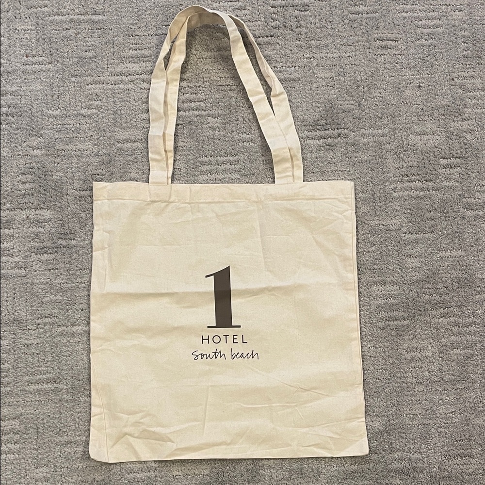 BRAND NEW 1 HOTEL SOUTH BEACH CANVAS TOTE!